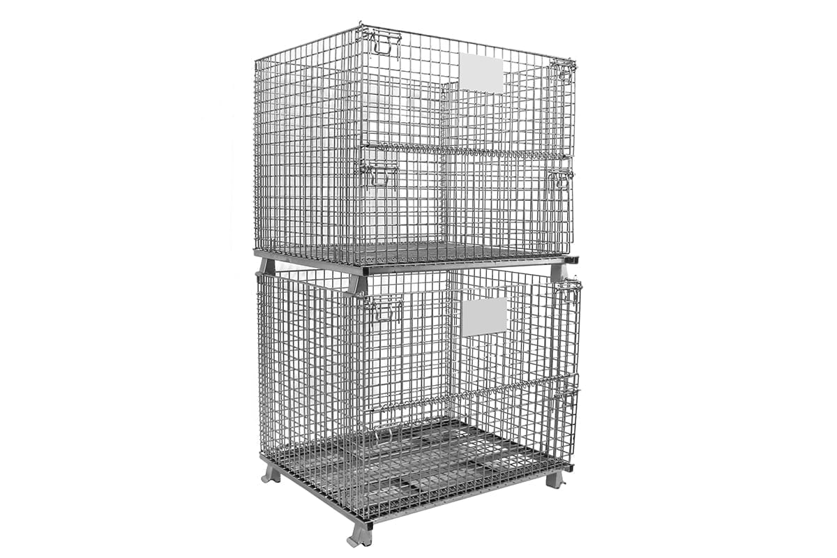 XL Stacked Wire Baskets